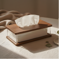 Wooden Tissue Box